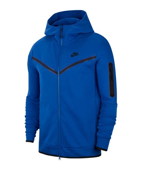 fleece kapuzenjacke herren nike blau|Herren Blau Fleece.